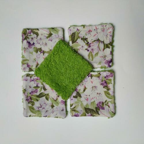 Set 5 discos flor malva y pistacho2